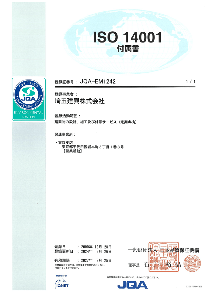 ISO 14001付属書イメージ