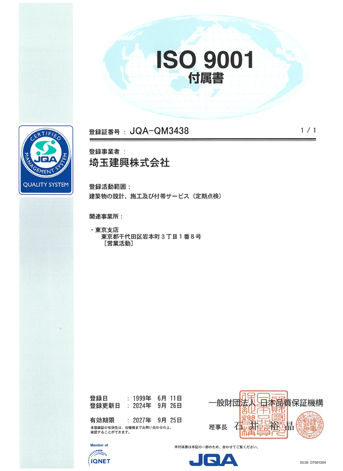 ISO 9001付属書イメージ